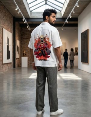 AREVO Crimson Pirate Oversized Tee