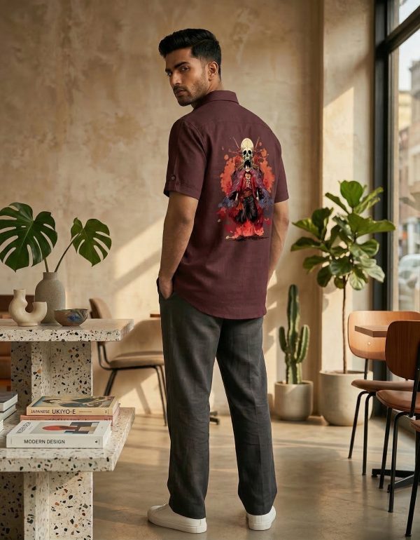 AREVO Crimson Pirate Oversized Tee